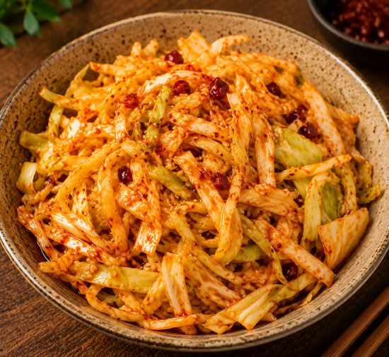 🥬 Spicy Chili Oil Shredded Cabbage 红油包菜丝